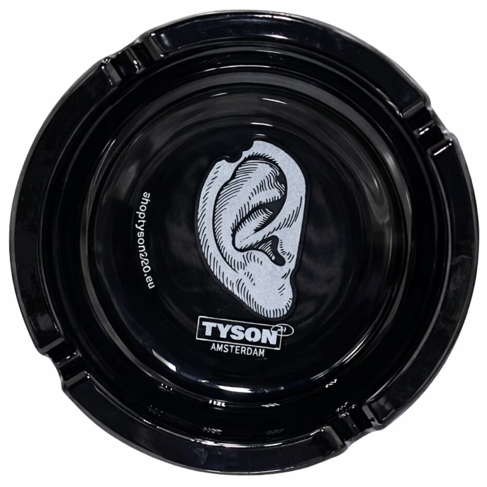 Cinzeiro em vidro Tyson 2.0 Preto