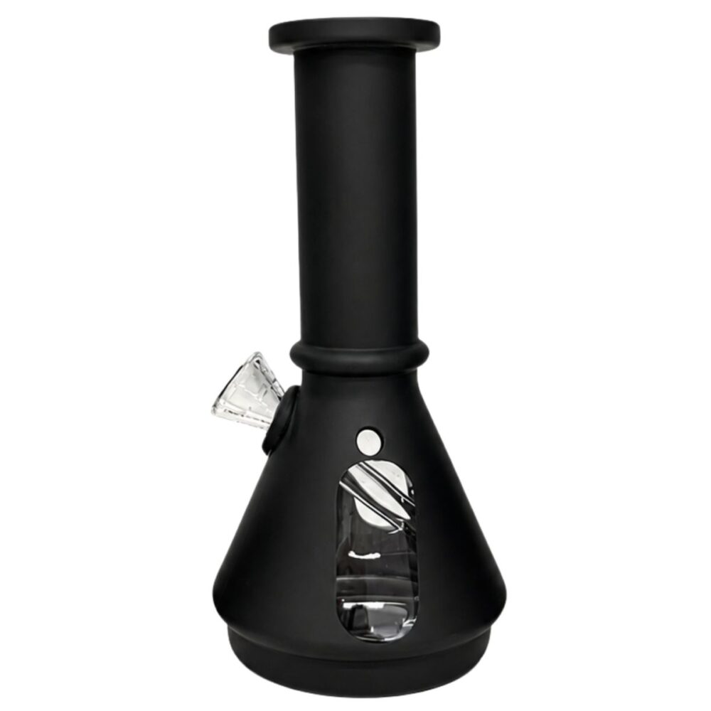 Mini Bong Best Buds Beaker Preto – 15 cm