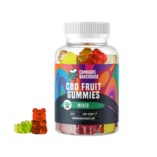 Gomas - Mixed Fruit Gummies 450mg CBD - Cannabis Bakehouse CBD
