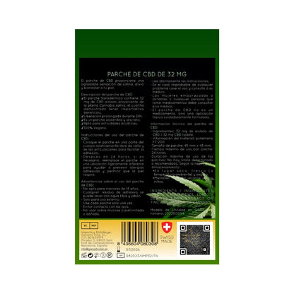 Adesivos Transdérmicos CBD 32mg - 2 Unidades