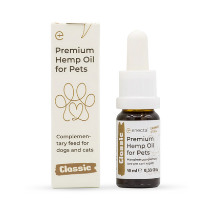 Óleo de Cânhamo para Cães e Gatos 500mg - Enecta 10ml