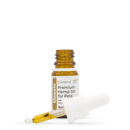 Óleo de Cânhamo para Cães e Gatos 500mg - Enecta 10ml