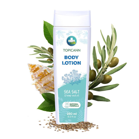 Creme Corporal TOPICANN - Bodymilk natural para pele atópica 250ml